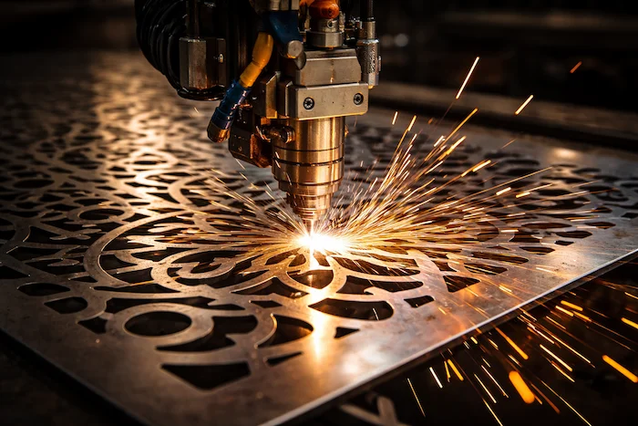 Laser cutting detail